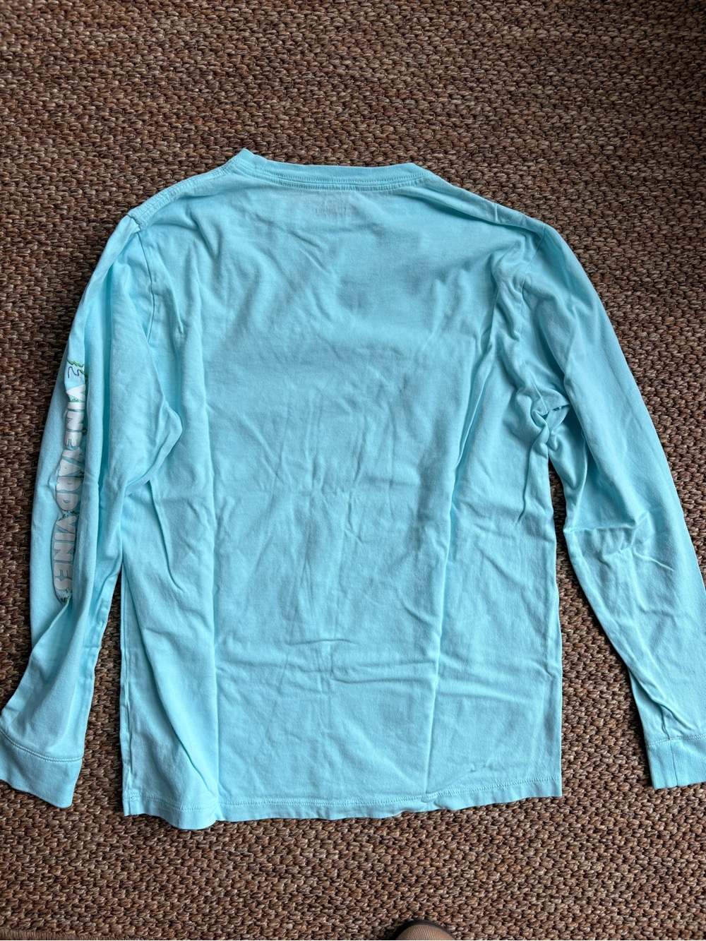 Vineyard Vines Boys Light Blue & Cream Graphic Short Sleeve Tees - Picture 7 of 7